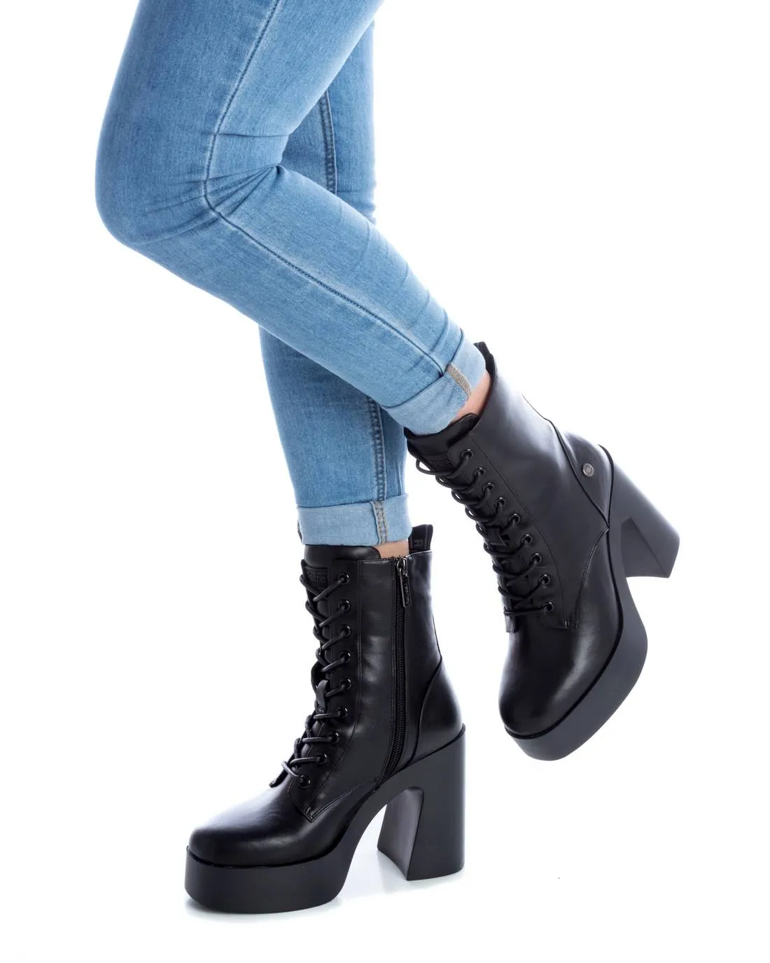 Women's Platform Booties By XTI A 171433 Black