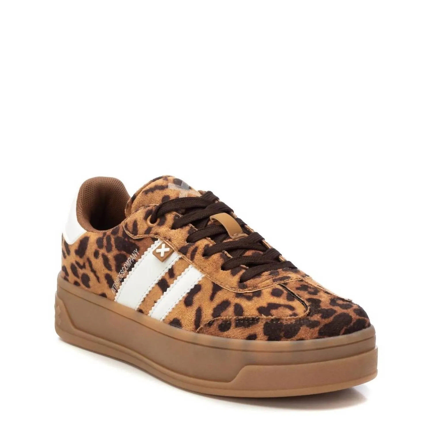 Women's Platform Trainer Sneakers In Leopard