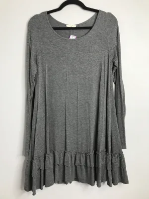 Womens Size Med Misses Gray Easel Dress