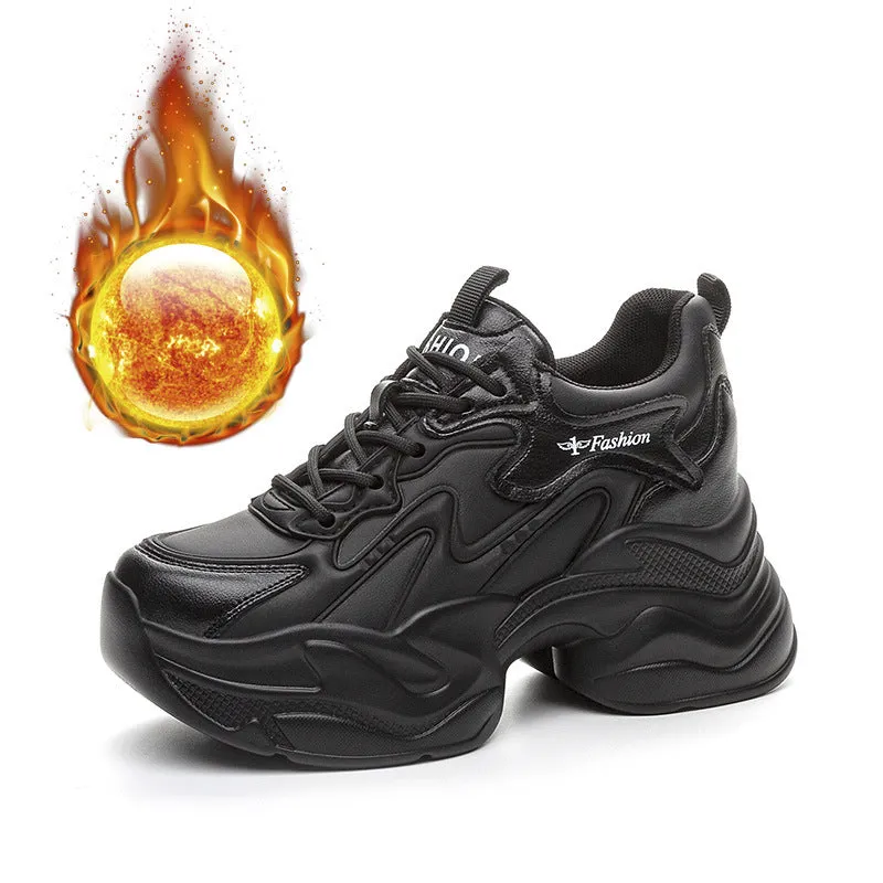 Women's Thick Sole Height Increasing Insole Daddy Casual Shoes