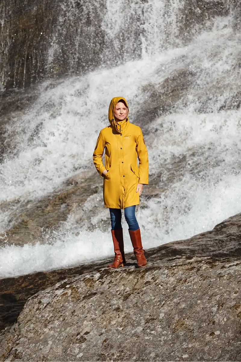 Women's Yellow Gold Raincoat