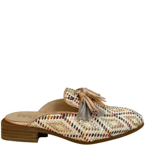 Wonders Woven Closed Toe Mules