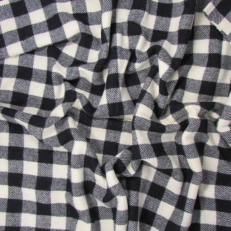 Wool Black/White Check [300 ]