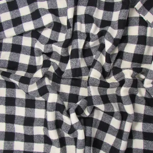 Wool Black/White Check [300 ]