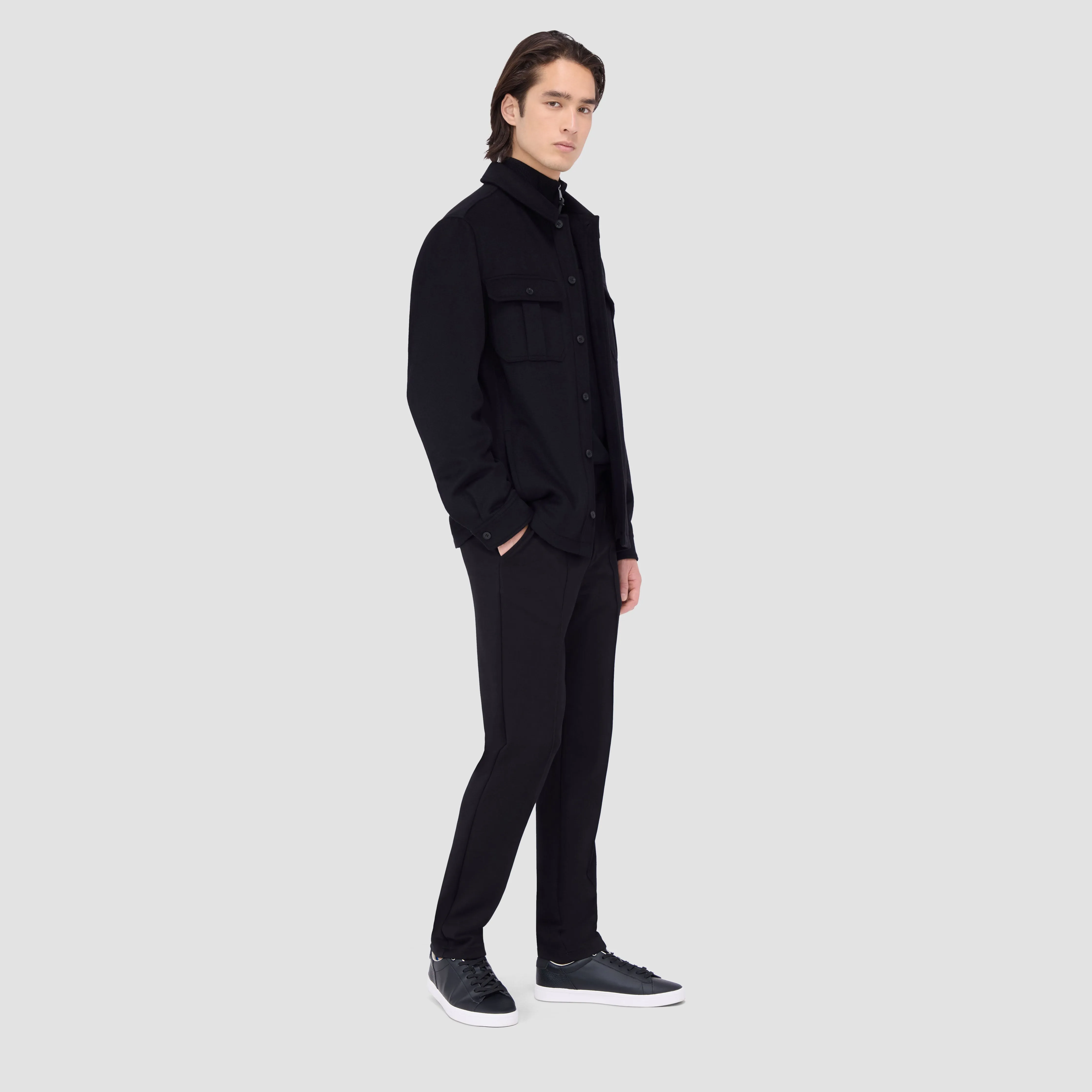 Wool Cashmere Shirt Jacket