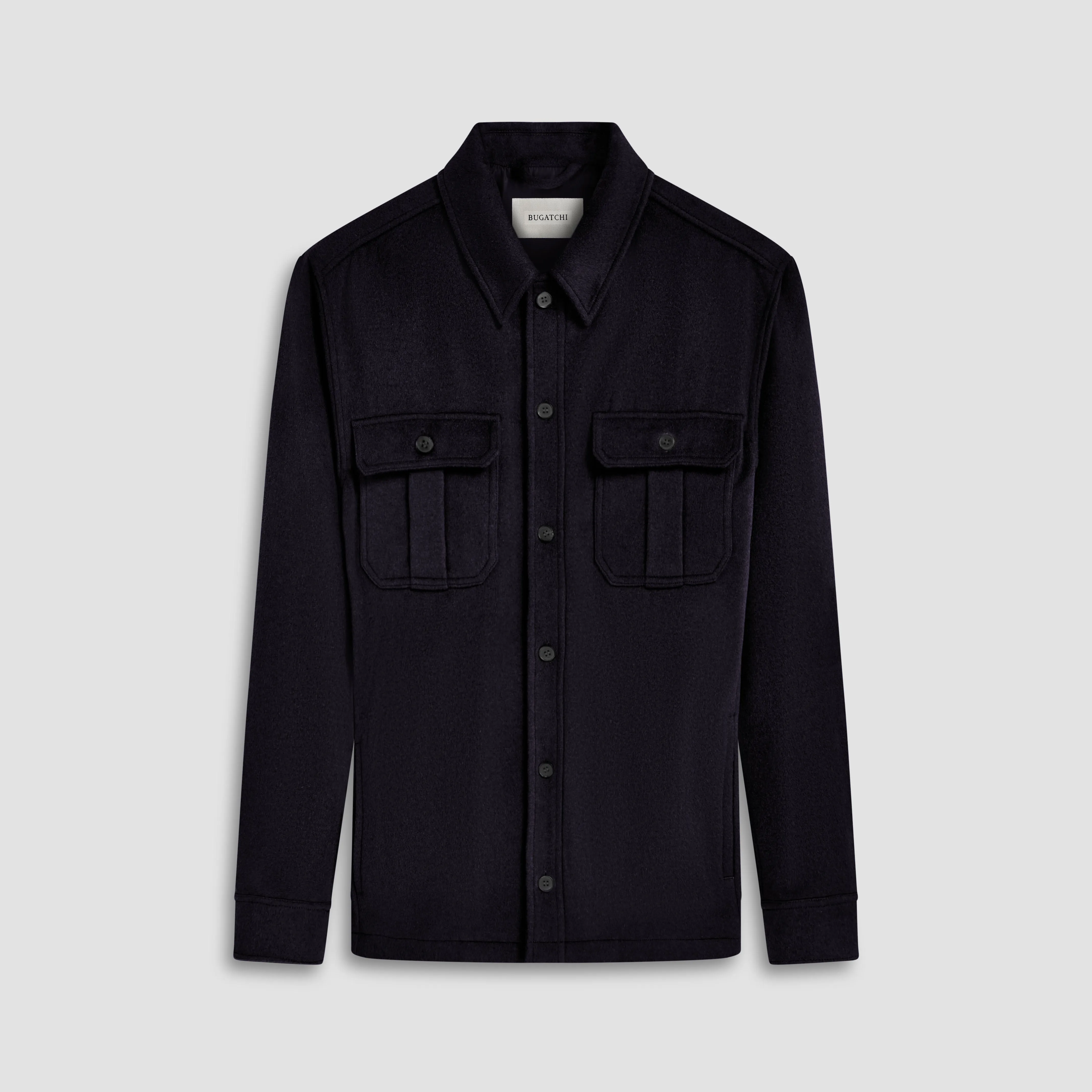 Wool Cashmere Shirt Jacket