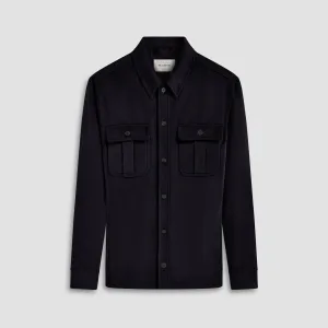 Wool Cashmere Shirt Jacket