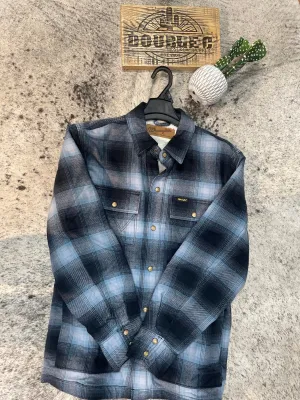 Wrangler® Flannel Shirt Jacket - Sherpa Lined - Mid-State