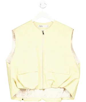 ZARA Beige Oversize Voluminous Gilet UK XS/S