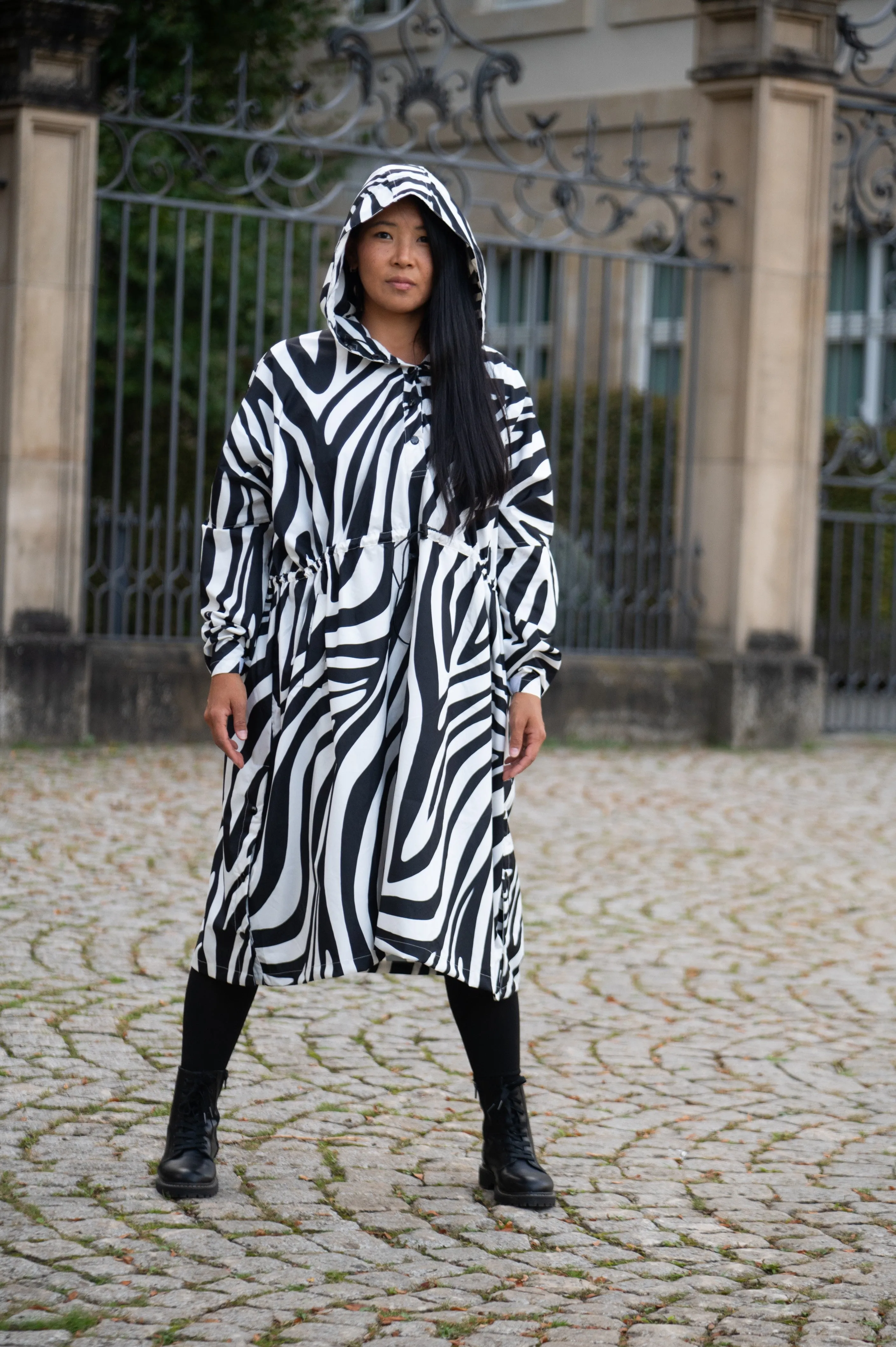 Zebra Women Poncho