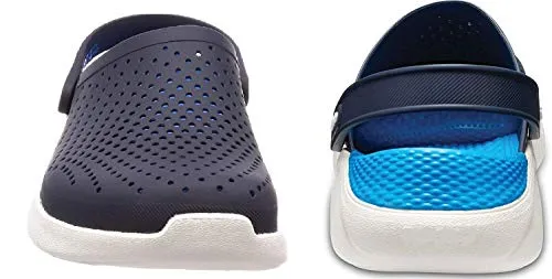 Zerol Rubber Casual Sandals for Mens/Boys, Slippers & Flip Flops clog02 NblueRblue8 UK/India (42 EU)